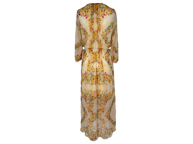 Abito maxi floreale con cutout Maje in poliestere multicolore - vista 6