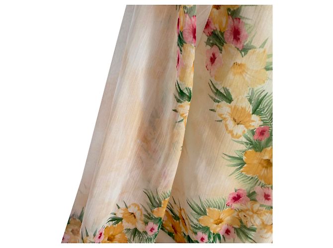 Abito maxi floreale con cutout Maje in poliestere multicolore - vista 7
