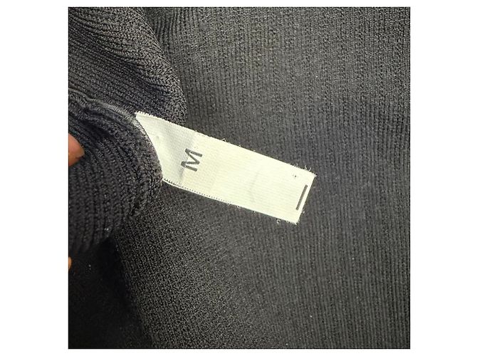 Falda midi de punto Alexander Wang en viscosa negra Negro - vista 5