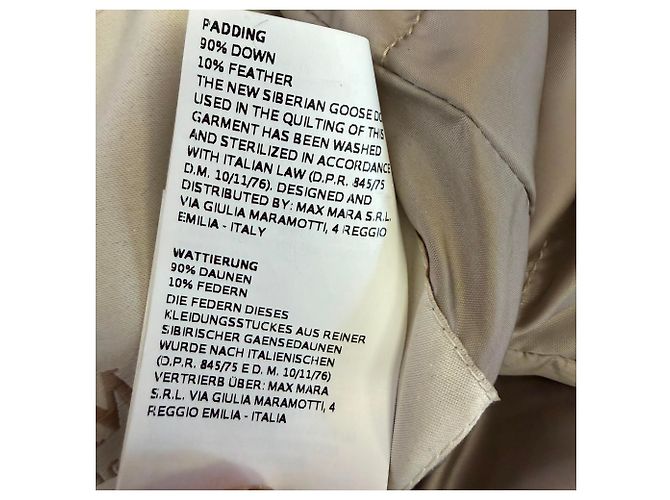 Abrigo de plumón reversible Noveast S Max Mara en poliamida khaki Verde Caqui - vista 14