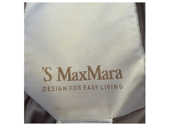 Abrigo de plumón reversible Noveast S Max Mara en poliamida khaki Verde Caqui - vista 4