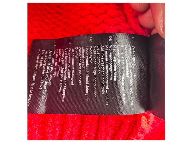 Goldbergh Beauty Star Strickpullover aus roter Wolle - Ansicht 10
