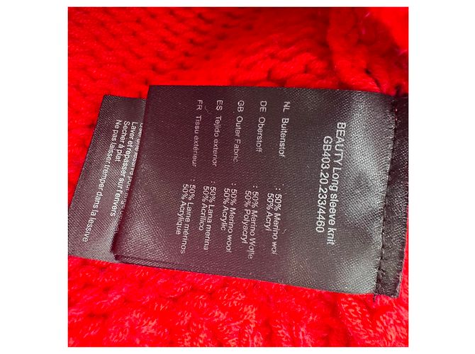 Goldbergh Beauty Star Strickpullover aus roter Wolle - Ansicht 5