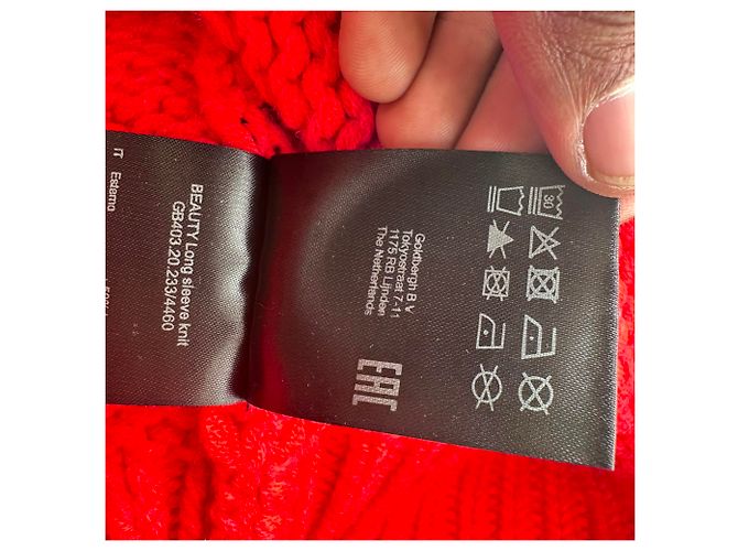 Goldbergh Beauty Star Strickpullover aus roter Wolle - Ansicht 7