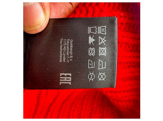 Goldbergh Beauty Star Strickpullover aus roter Wolle - Ansicht 9