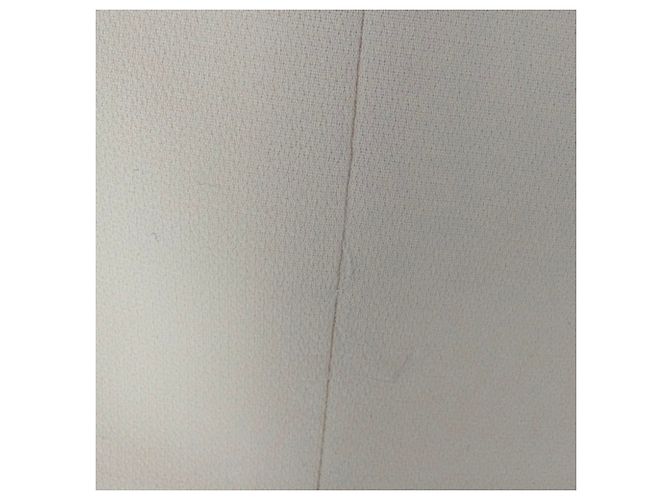 Blazer Theory abotoado simples com laços laterais em triacetato creme Branco Cru - vista 7