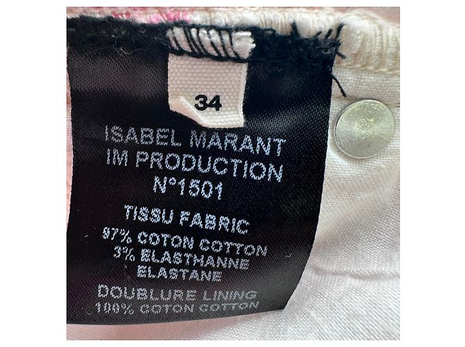 Pantaloncini mini stampati Isabel Marant Etoile in cotone multicolore - vista 9