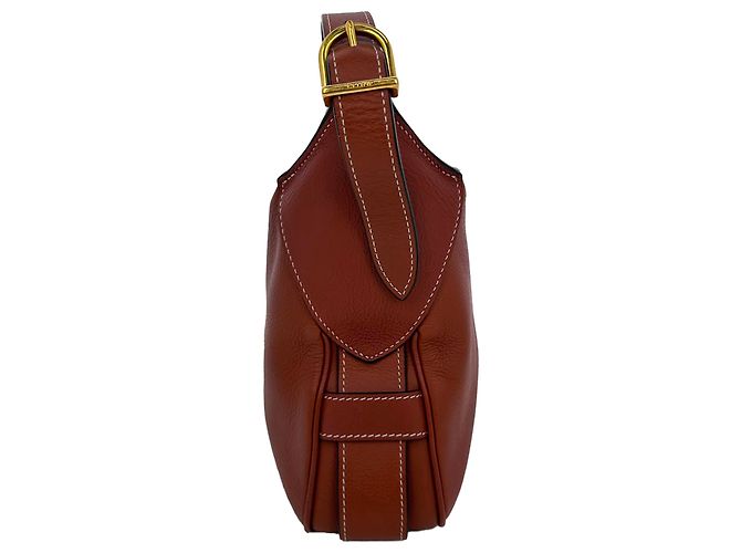 Céline Borsa a spalla Celine Romy Medium in pelle marrone Rosso - vista 3