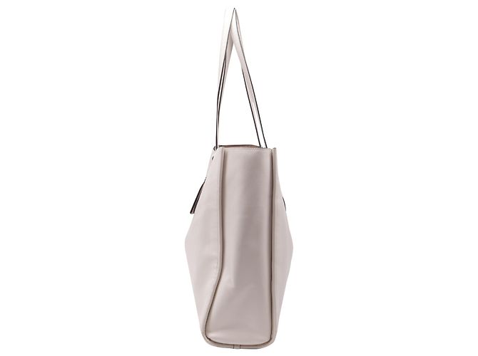 Borsa Tote Coach Theo in pelle bianca Bianco Crudo - vista 3