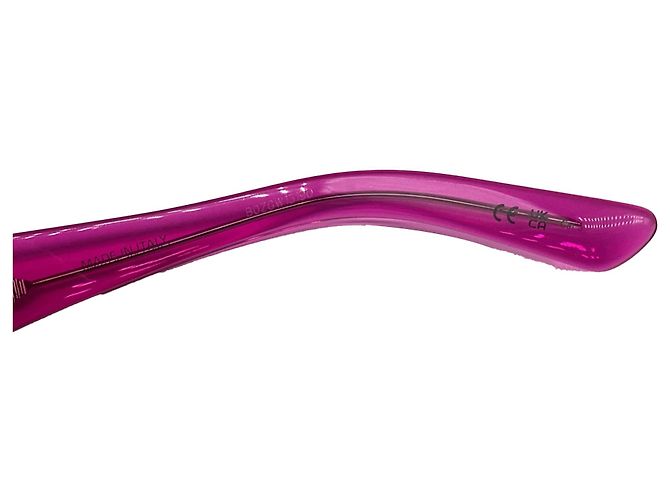 Occhiali da sole rotondi Balenciaga BB0267S in acetato rosa - vista 6