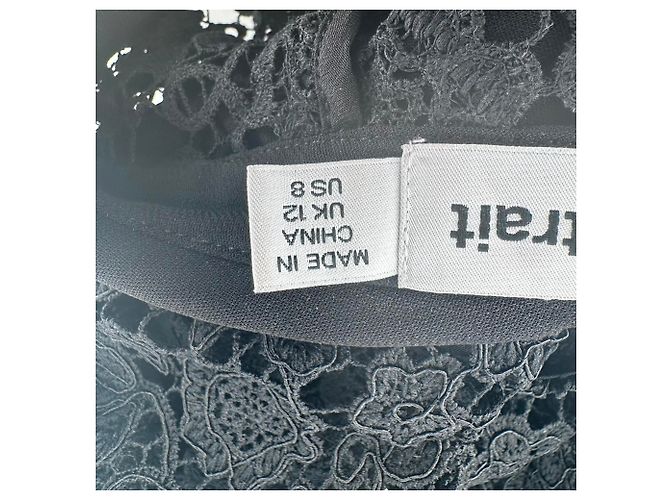 Self portrait Self-Portrait Bluse aus Guipure-Spitze aus schwarzem Polyester - Ansicht 5