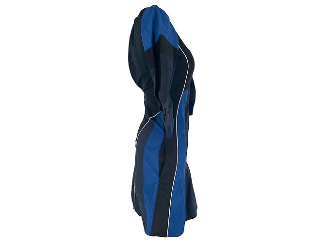Stella Mc Cartney Stella Mccartney Giselle Patchwork Mini-Kleid aus multicolorigem Polyamid Mehrfarben - Ansicht 2