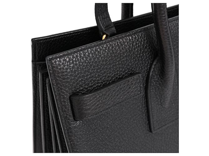Yves Saint Laurent Saint Laurent Sac de Jour Shoulder Bag in pelle nera Nero - vista 11
