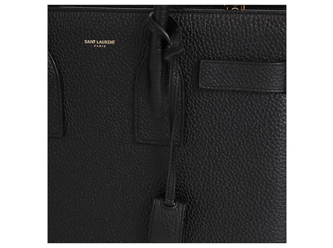 Yves Saint Laurent Saint Laurent Sac de Jour Shoulder Bag in pelle nera Nero - vista 16