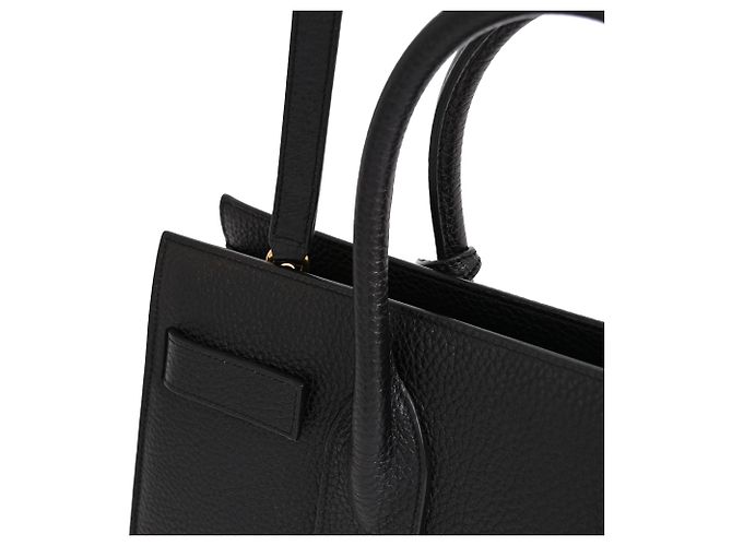 Yves Saint Laurent Saint Laurent Sac de Jour Shoulder Bag in pelle nera Nero - vista 17