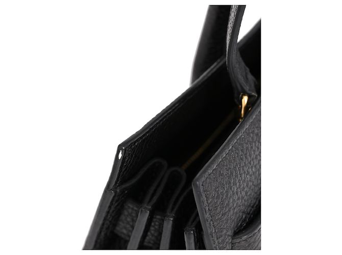 Yves Saint Laurent Saint Laurent Sac de Jour Shoulder Bag in pelle nera Nero - vista 18