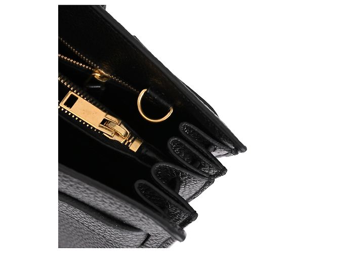 Yves Saint Laurent Saint Laurent Sac de Jour Shoulder Bag in pelle nera Nero - vista 26
