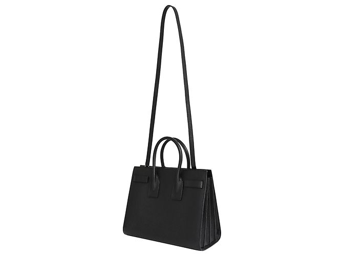Yves Saint Laurent Saint Laurent Sac de Jour Shoulder Bag in pelle nera Nero - vista 3