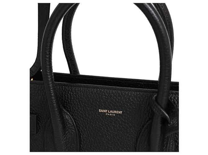 Yves Saint Laurent Saint Laurent Sac de Jour Shoulder Bag in pelle nera Nero - vista 8