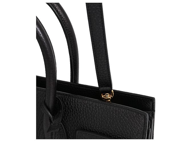 Yves Saint Laurent Saint Laurent Sac de Jour Shoulder Bag in pelle nera Nero - vista 9