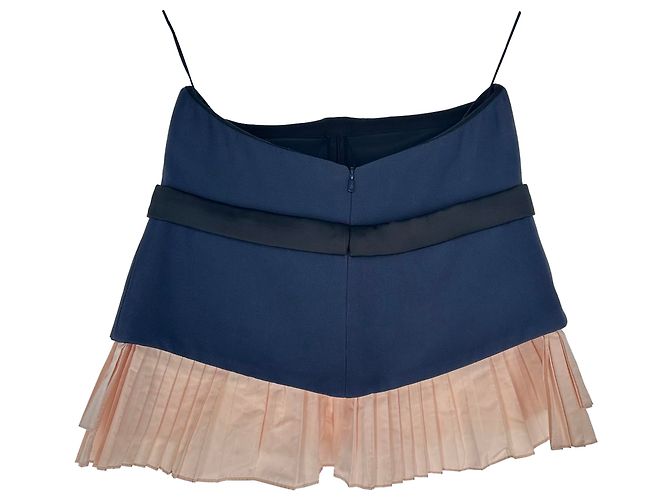 Chloé Pleated Accent Strapless Top in Multicolor Viscose Multiple colors - view 4