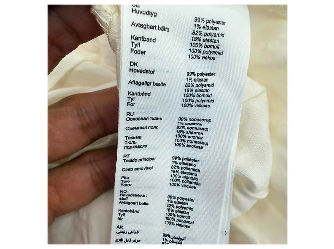Maje ärmelloses Maxikleid mit V-Ausschnitt aus hellgelbem Polyester - Ansicht 7