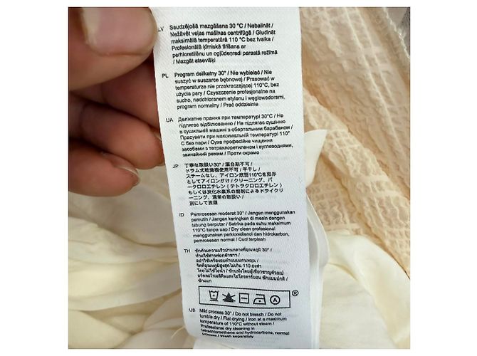 Maje ärmelloses Maxikleid mit V-Ausschnitt aus hellgelbem Polyester - Ansicht 8