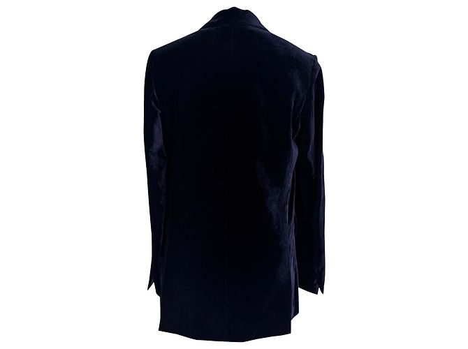 Stella Mc Cartney Blazer fluido Stella McCartney in viscosa blu navy - vista 3