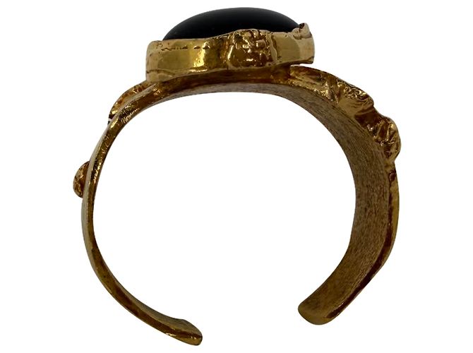 Yves Saint Laurent Arty Oval Ring in goldfarbenem Metall Golden - Ansicht 8