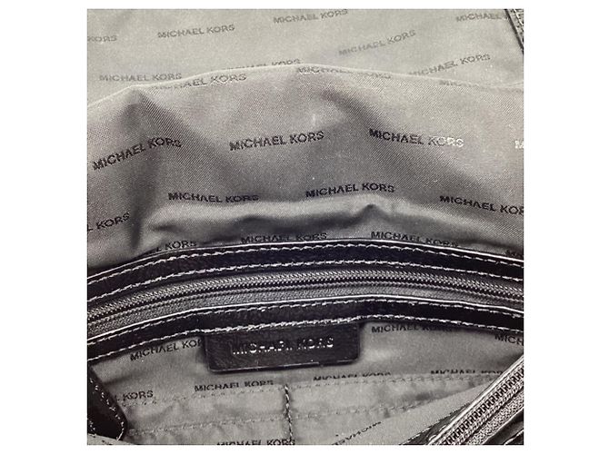 Borsa a tracolla Michael Kors Sloan Chain in pelle nera Nero - vista 10