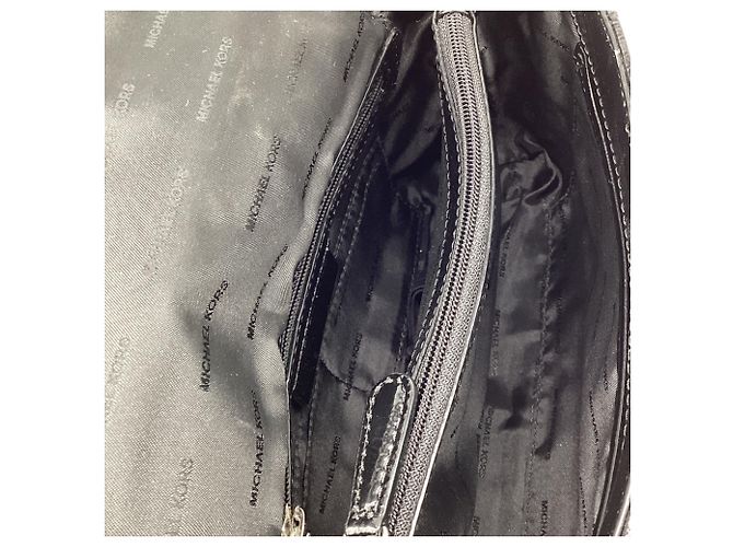 Borsa a tracolla Michael Kors Sloan Chain in pelle nera Nero - vista 11