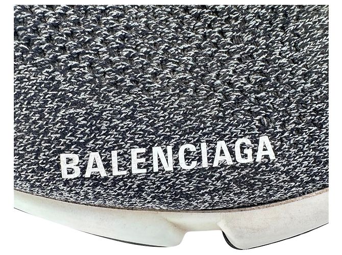 Everyday Sneakers Balenciaga Speed stringate in poliestere grigio - vista 10