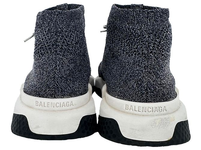 Everyday Sneakers Balenciaga Speed stringate in poliestere grigio - vista 6
