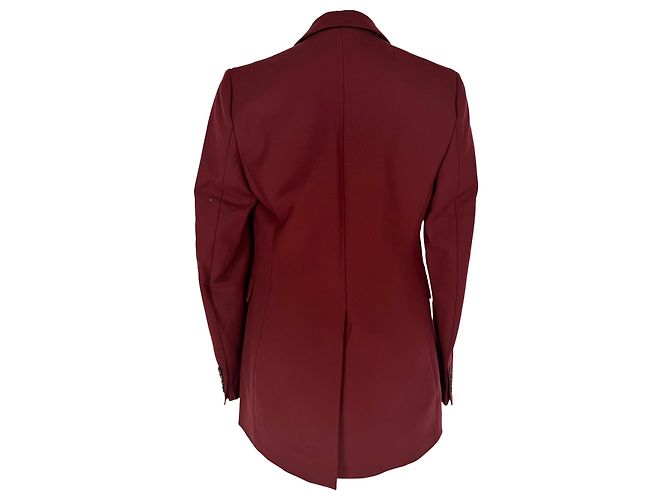 Joseph einreihiger Blazer aus bordeauxrotem Polyester - Ansicht 5