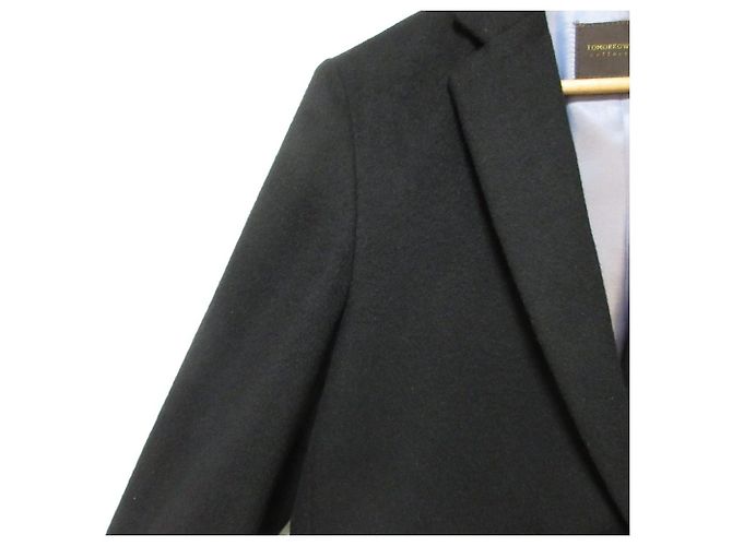 Autre Marque Abrigo Chesterfield de mezcla de cachemira TOMORROWLAND Negro - vista 5