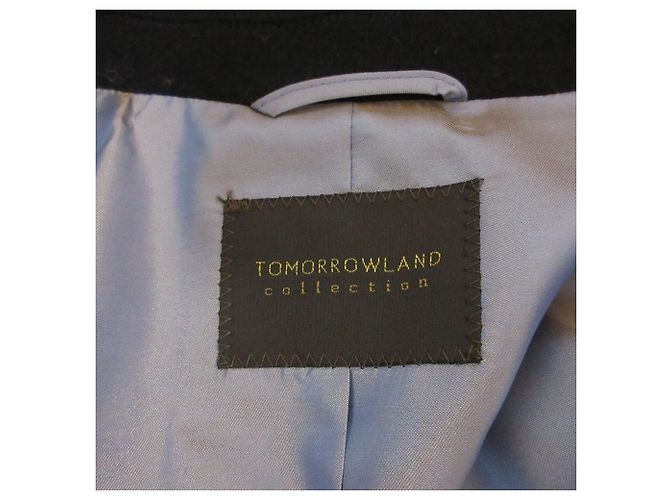 Autre Marque Abrigo Chesterfield de mezcla de cachemira TOMORROWLAND Negro - vista 8