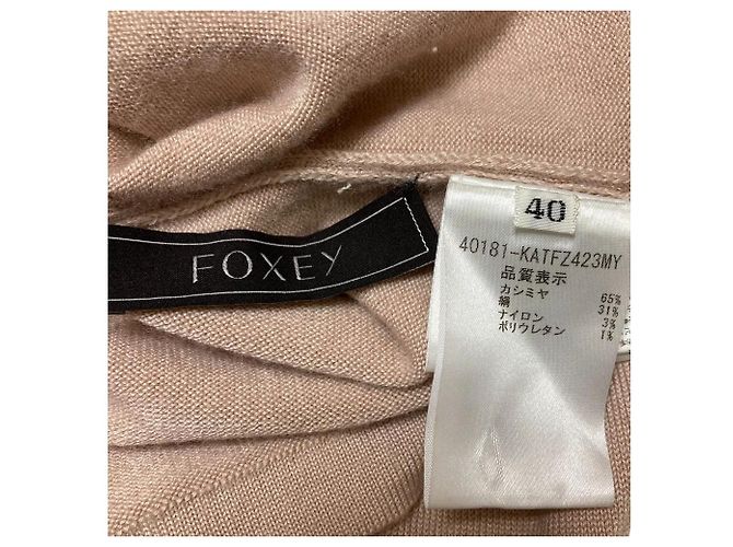 Autre Marque FOXEY Cream Puff Kaschmirpullover Pink - Ansicht 4