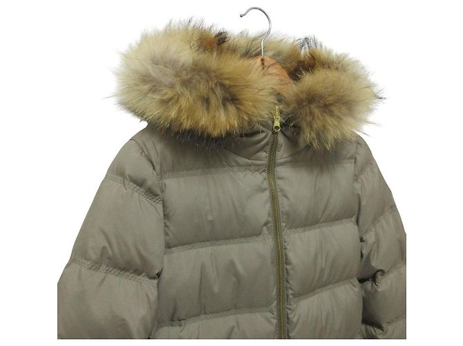Autre Marque United Arrows green label relaxing abrigo de plumón Verde Caqui - vista 4