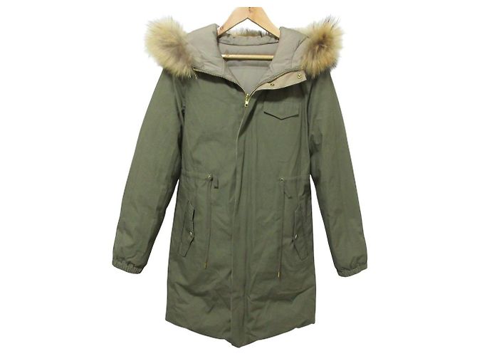Autre Marque United Arrows green label relaxing abrigo de plumón Verde Caqui - vista 5