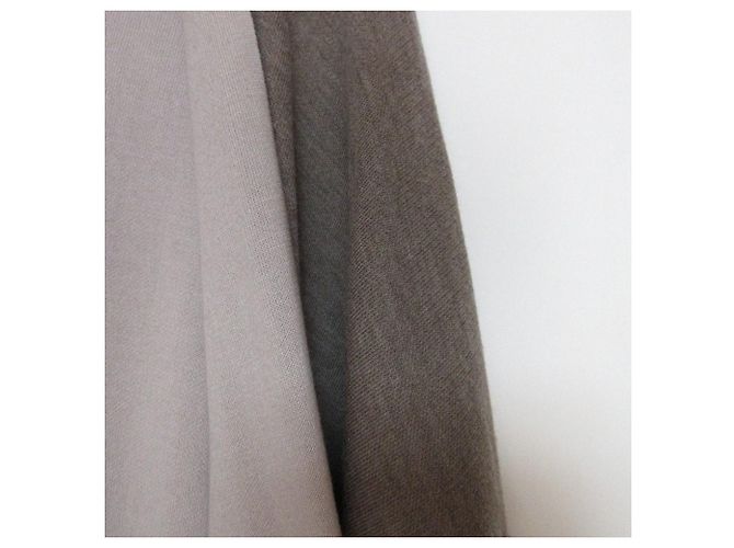 Autre Marque Abrigo cárdigan largo de punto Chaos Castaño Beige - vista 3
