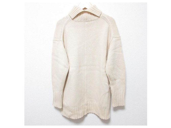 Autre Marque MACPHEE Rollkragenpullover aus Lammwolle und Kaschmir Beige - Ansicht 2