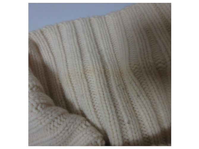 Autre Marque MACPHEE Rollkragenpullover aus Lammwolle und Kaschmir Beige - Ansicht 8