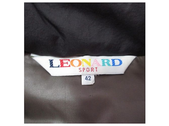Autre Marque Abrigo de Plumas de Nailon LEONARD SPORT Negro - vista 7