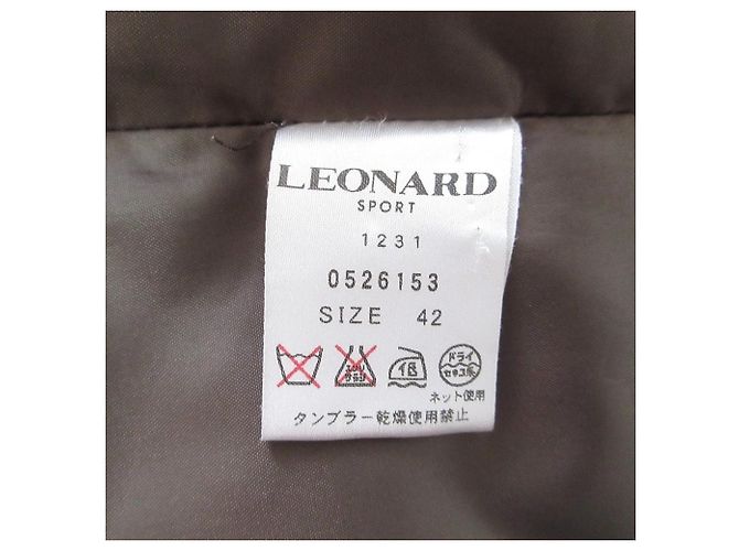 Autre Marque Abrigo de Plumas de Nailon LEONARD SPORT Negro - vista 8