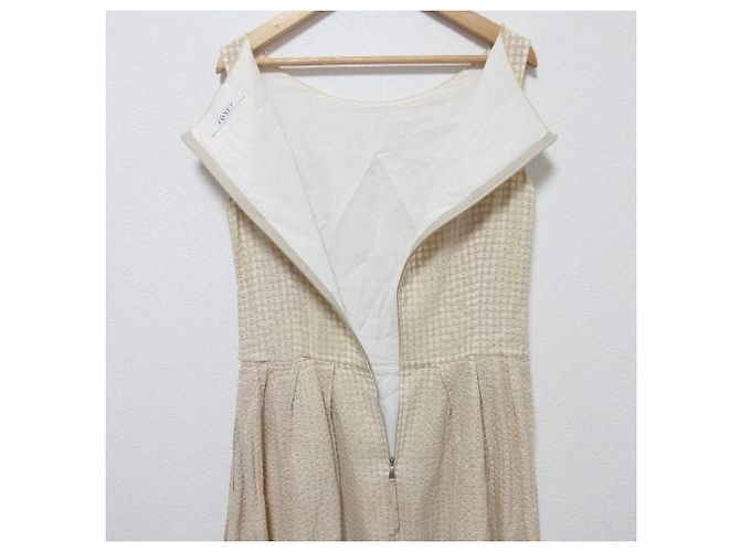 Autre Marque Abito FOXEY in misto seta Beige - vista 4