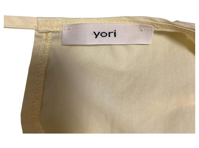 Autre Marque yori Pullover a linea A con maniche corte a lanterna Giallo - vista 5