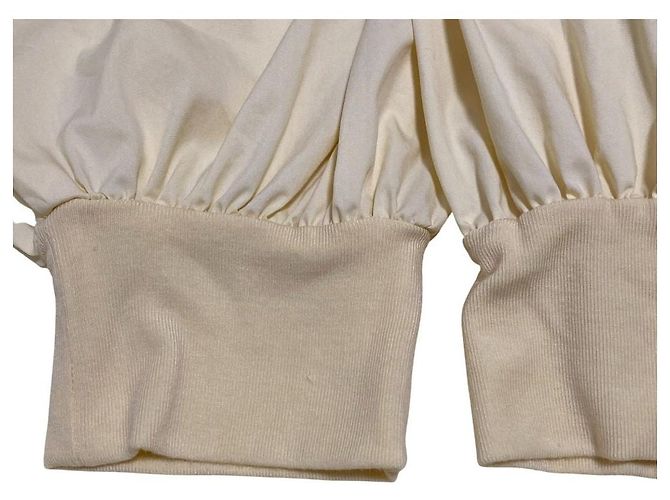 Autre Marque yori Pullover a linea A con maniche corte a lanterna Giallo - vista 8