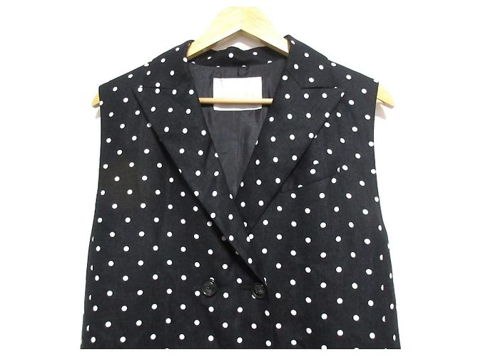 Autre Marque Vestido Chaleco GRACE Class Dot Negro - vista 3
