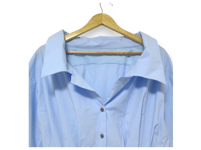 Autre Marque Hemdkleid LE PHIL SOLOTEX Blau Hellblau - Ansicht 3