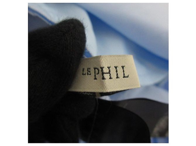 Autre Marque Hemdkleid LE PHIL SOLOTEX Blau Hellblau - Ansicht 6